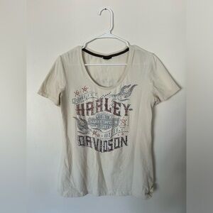 Women’s Harley Davidson Rice Lake White Tshirt
